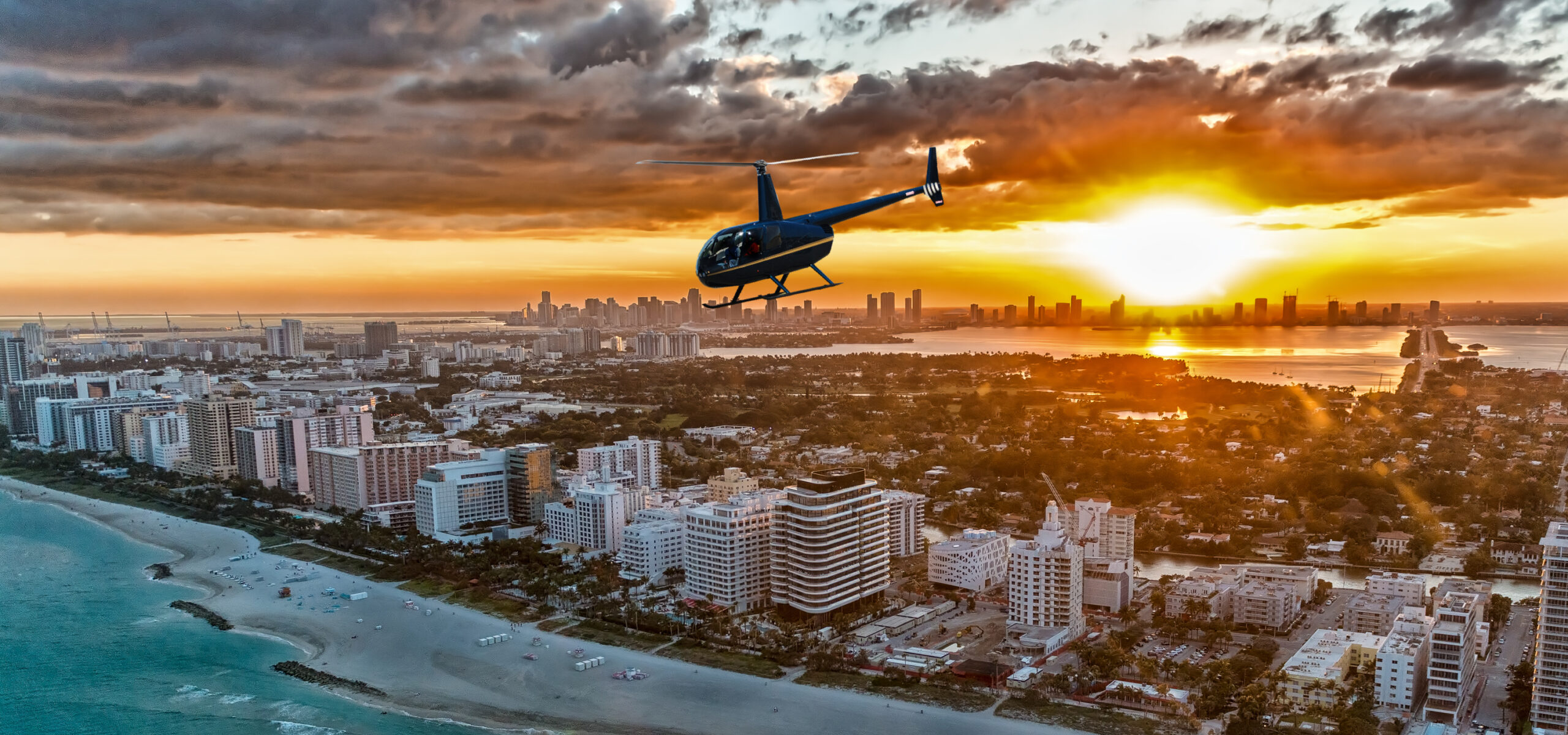 miami helicopter tour at night